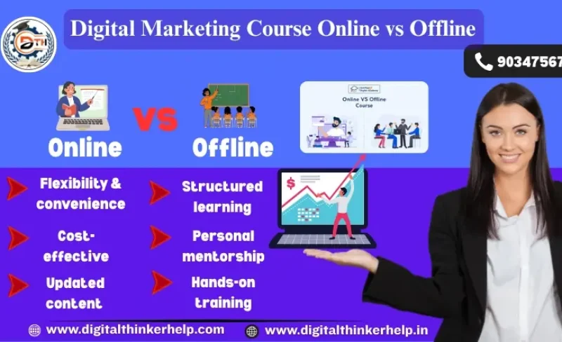 Digital Marketing Course Online vs Offline