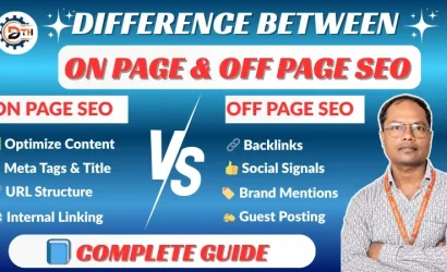 DIFFERENCE BETWEEN on page and off page