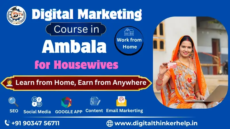 Digital Marketing Course in Ambala for Housewives