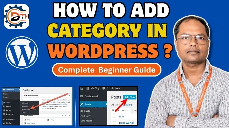 How to Add category in wordpress